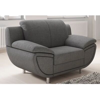 TRENDMANUFAKTUR Rondo Hellgrau Loungesessel - Loungesessel TRENDMANUFAKTUR Rondo Hellgrau Loungesessel - Loungesessel