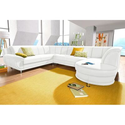 Trendmanufaktur U-Form Sofa - Microfaser, Kunstleder, Bettfunktion Trendmanufaktur U-Form Sofa - Microfaser, Kunstleder, Bettfunktion