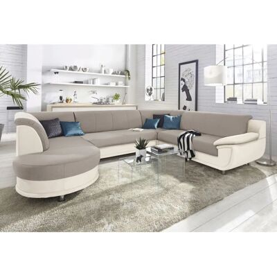 Trendmanufaktur Rondo 3 - Moderne Mikrofaser-U-Form-Sofa Trendmanufaktur Rondo 3 - Moderne Mikrofaser-U-Form-Sofa