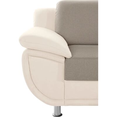 TRENDMANUFAKTUR Rondo 3 Mikrofaser Beiges 2-Sitzer Sofa - Couch TRENDMANUFAKTUR Rondo 3 Mikrofaser Beiges 2-Sitzer Sofa - Couch