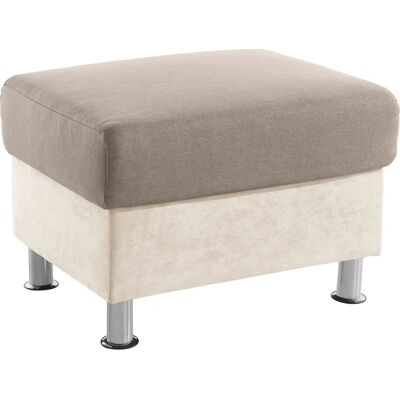 TRENDMANUFAKTUR Beiger Microfaser Hocker - Hocker - Wohnzimmermöbel TRENDMANUFAKTUR Beiger Microfaser Hocker - Hocker - Wohnzimmermöbel