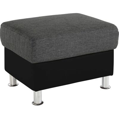 TRENDMANUFAKTUR Schwarz-Weiß Bezug Schaumstoff Hocker TRENDMANUFAKTUR Schwarz-Weiß Bezug Schaumstoff Hocker