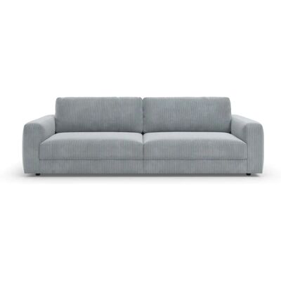 Trendmanufaktur Bourbon Sofa - Breitcord, Grau, Extra hoher Sitzkomfort Trendmanufaktur Bourbon Sofa - Breitcord, Grau, Extra hoher Sitzkomfort