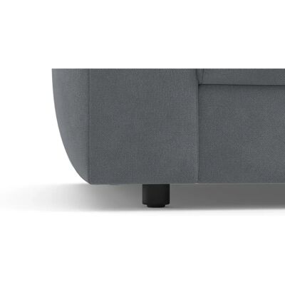 Trendmanufaktur Bourbon XXL Sofa - Extra tief, Grau Trendmanufaktur Bourbon XXL Sofa - Extra tief, Grau