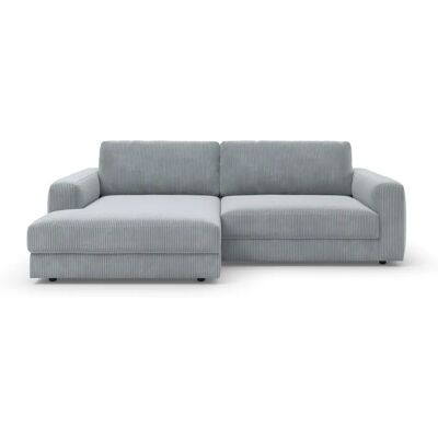 TRENDMANUFAKTUR Bourbon Ecksofa - Grau, Mega-Recamiere, Hoher Sitzkomfort TRENDMANUFAKTUR Bourbon Ecksofa - Grau, Mega-Recamiere, Hoher Sitzkomfort