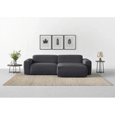 Trendmanufaktur Braga - Modern L-Form-Sofa in Grau Trendmanufaktur Braga - Modern L-Form-Sofa in Grau