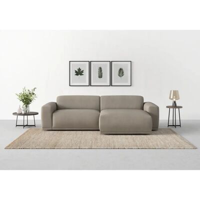 Trendmanufaktur Braga Sofa - Modern L-Form, Langlebiger Polyester, FSC Holz Trendmanufaktur Braga Sofa - Modern L-Form, Langlebiger Polyester, FSC Holz