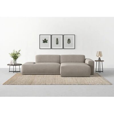 TRENDMANUFAKTUR Braga Taupe Grau L-Form Sofa TRENDMANUFAKTUR Braga Taupe Grau L-Form Sofa