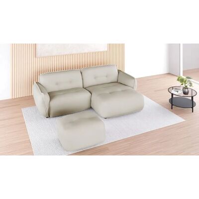 BETYPE Be Fluffy Beige Chenille Hocker - Hocker BETYPE Be Fluffy Beige Chenille Hocker - Hocker