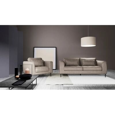 Trendmanufaktur Luzi - Moderner Loungesessel - Grau Trendmanufaktur Luzi - Moderner Loungesessel - Grau
