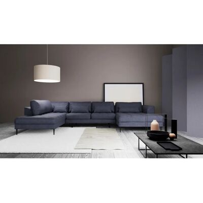 TRENDMANUFAKTUR Luzi U-Form Samtvelours Sofa - Wohnzimmermöbel TRENDMANUFAKTUR Luzi U-Form Samtvelours Sofa - Wohnzimmermöbel