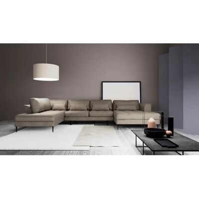 TRENDMANUFAKTUR Luzi U-Form Samtsofa - Sofa TRENDMANUFAKTUR Luzi U-Form Samtsofa - Sofa