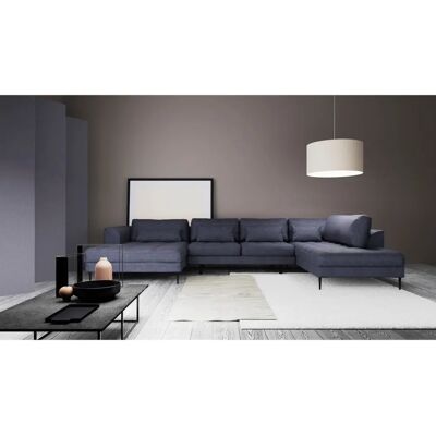 TRENDMANUFAKTUR Luzi U-Form Sofa - blau (moonlight ocean) - 361x80x203cm TRENDMANUFAKTUR Luzi U-Form Sofa - blau (moonlight ocean) - 361x80x203cm