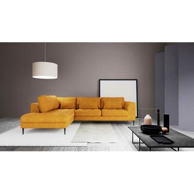 TRENDMANUFAKTUR Luzi L-Form Samtvelours Sofa - Sofas TRENDMANUFAKTUR Luzi L-Form Samtvelours Sofa - Sofas