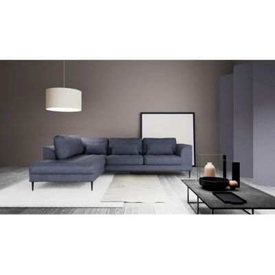 TRENDMANUFAKTUR Luzi Velours L-Form Sofa TRENDMANUFAKTUR Luzi Velours L-Form Sofa