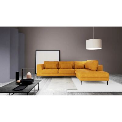 TRENDMANUFAKTUR Luzi Velours L-Form Sofa - Sofas TRENDMANUFAKTUR Luzi Velours L-Form Sofa - Sofas