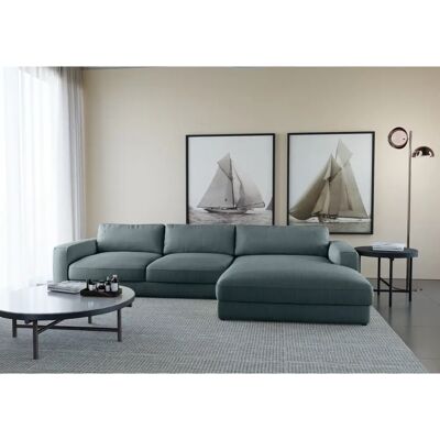 Places of Style Bloomfield L-Form Sofa - Weich Polyester, Modern Places of Style Bloomfield L-Form Sofa - Weich Polyester, Modern