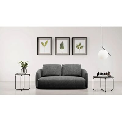 Guido Maria Kretschmer Shawn Sofa - Organisch Schwarz - 2-Sitzer Guido Maria Kretschmer Shawn Sofa - Organisch Schwarz - 2-Sitzer