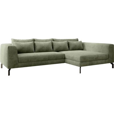 INOSIGN Cross Ecksofa - Feincord, grün INOSIGN Cross Ecksofa - Feincord, grün