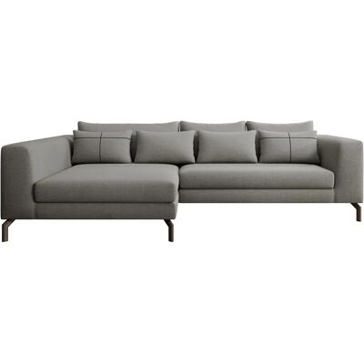 INOSIGN Cross L-Form Sofa - Weiche Kissen & Dunkelgrau INOSIGN Cross L-Form Sofa - Weiche Kissen & Dunkelgrau