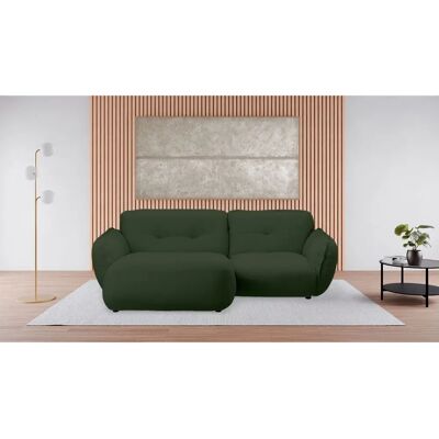 BETYPE Be Fluffy Dunkelgrünes Sofa - Weiche Chenille Recamiere BETYPE Be Fluffy Dunkelgrünes Sofa - Weiche Chenille Recamiere