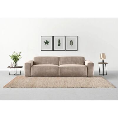 TRENDMANUFAKTUR Braga - Modern beige Sofa mit hochwertigem Kaltschaum TRENDMANUFAKTUR Braga - Modern beige Sofa mit hochwertigem Kaltschaum
