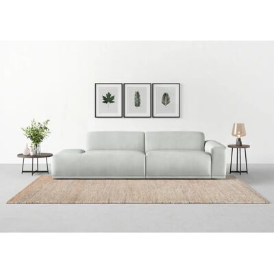 Trendmanufaktur Braga Silber Sofa - Sofa Trendmanufaktur Braga Silber Sofa - Sofa