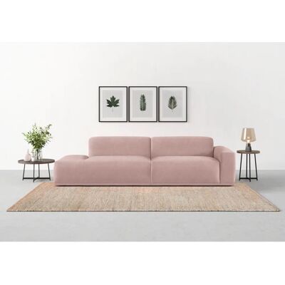 TRENDMANUFAKTUR Braga - Hochwertiges Kaltschaum Sofa in Cord - Flieder TRENDMANUFAKTUR Braga - Hochwertiges Kaltschaum Sofa in Cord - Flieder
