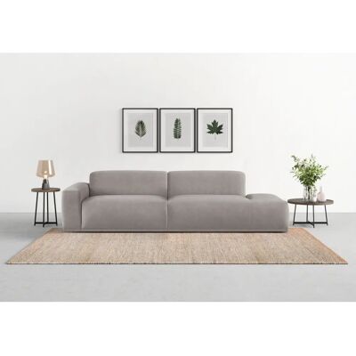 Trendmanufaktur Braga Sofa - Recamiere rechts, grau - Moderner Stil Trendmanufaktur Braga Sofa - Recamiere rechts, grau - Moderner Stil