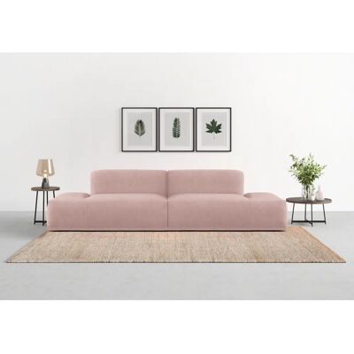 Trendmanufaktur Braga - Modern Lila Sofa mit Feste Kissen Trendmanufaktur Braga - Modern Lila Sofa mit Feste Kissen
