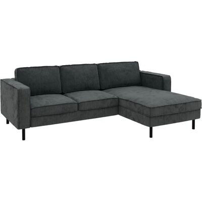 Trendmanufaktur Watkins - Cord dunkelgrau - Sofa Trendmanufaktur Watkins - Cord dunkelgrau - Sofa