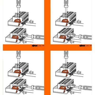 Wago 210-199 Selbstklebendes Etikett - Rechteck - Verschiedene Farben - Etiketten Wago 210-199 Selbstklebendes Etikett - Rechteck - Verschiedene Farben - Etiketten