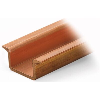 WAGO Kupfer Tragschiene - 2m - 35x15mm - Ungelocht - Montageschiene WAGO Kupfer Tragschiene - 2m - 35x15mm - Ungelocht - Montageschiene