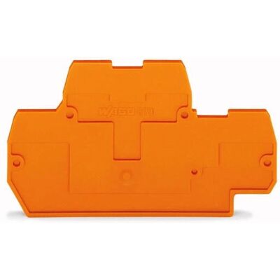 WAGO 870-518 Abschluss-/Zwischenplatte – Grau, 2 mm WAGO 870-518 Abschluss-/Zwischenplatte – Grau, 2 mm