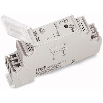 Wago 789-508 elektrisches Relais - Monostabil - Grau - 230 V/AC - 12 A - Industrierelais Wago 789-508 elektrisches Relais - Monostabil - Grau - 230 V/AC - 12 A - Industrierelais