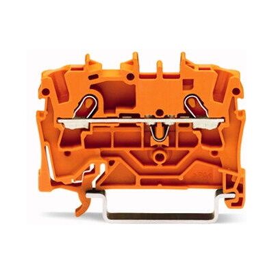 Wago 2001-1202 Durchgangsklemme - Orange Wago 2001-1202 Durchgangsklemme - Orange