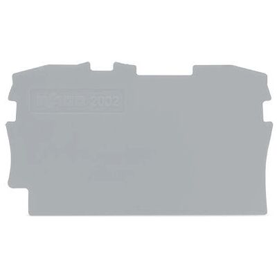 Accesorio para bloque de terminal Wago 2002-1291 - Gris - 100 piezas Accesorio para bloque de terminal Wago 2002-1291 - Gris - 100 piezas