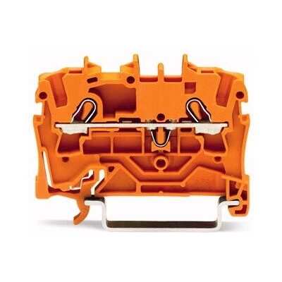 Wago 2002-1202 Klemme - Orange - 2 Leiter - 24A - 800V Wago 2002-1202 Klemme - Orange - 2 Leiter - 24A - 800V