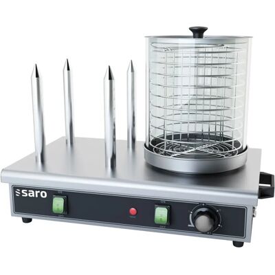 Saro HW 2 Vaporizador para Hot Dog - Acero inoxidable, 650W Saro HW 2 Vaporizador para Hot Dog - Acero inoxidable, 650W