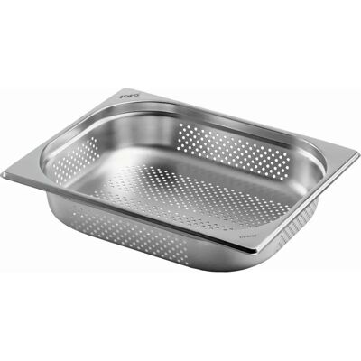 Saro Budget Line GN Contenedor 1/2 perforado profundidad 100mm Saro Budget Line GN Contenedor 1/2 perforado profundidad 100mm