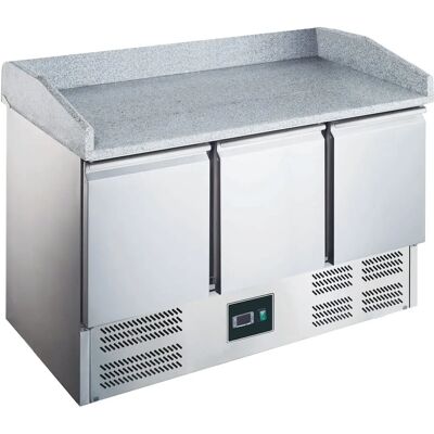 Saro Edelstahl Pizzawerkbank Glasmodell ES 903 PZ - ShopDesChefs Saro Edelstahl Pizzawerkbank Glasmodell ES 903 PZ - ShopDesChefs