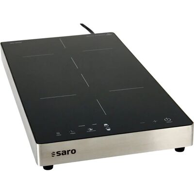 SARO Denise Induktionskomfuret - 2 Zoner, Touch, LED Display SARO Denise Induktionskomfuret - 2 Zoner, Touch, LED Display