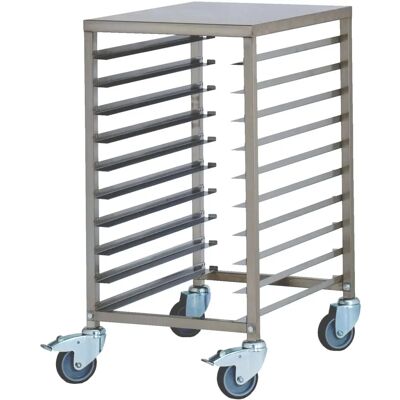 ShopDesChefs TW 60 / 40L Carro de panadería - Acero inoxidable ShopDesChefs TW 60 / 40L Carro de panadería - Acero inoxidable