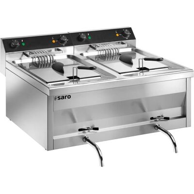 Saro GASTROLINE 9+9V - Edelstahl - Fritteuse Saro GASTROLINE 9+9V - Edelstahl - Fritteuse