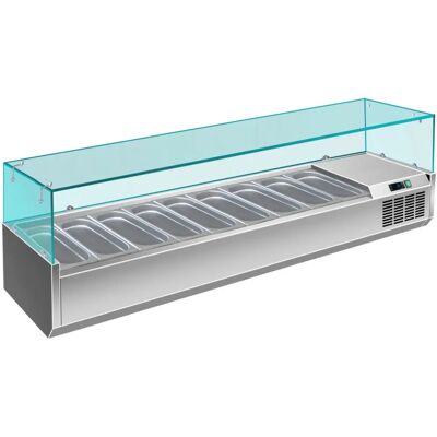 Saro VRX 2000/380 - Edelstahl - Kühlvitrine Saro VRX 2000/380 - Edelstahl - Kühlvitrine