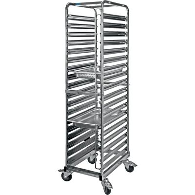 Carro Saro LIAM de acero inoxidable resistente - para contenedores GN 1/1 Carro Saro LIAM de acero inoxidable resistente - para contenedores GN 1/1