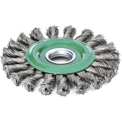 Cepillo circular de acero inoxidable Lessmann - 474811 - Herramienta de preparación de superficies Cepillo circular de acero inoxidable Lessmann - 474811 - Herramienta de preparación de superficies