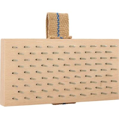 Lessmann 061.101.00 Plasterer's Brush - Beechwood, Steel Pins, 190x95mm - Plasterer's Brush Lessmann 061.101.00 Plasterer's Brush - Beechwood, Steel Pins, 190x95mm - Plasterer's Brush