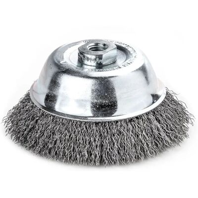 Lessmann 426.177 Cup Brush - Steel Wire, 100mm, M14 Lessmann 426.177 Cup Brush - Steel Wire, 100mm, M14