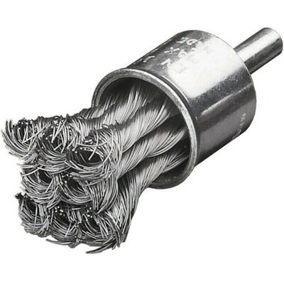 Lessmann Model 456278 Knot End Brush - 29mm, Steel Wire Lessmann Model 456278 Knot End Brush - 29mm, Steel Wire